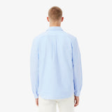 Lacoste Long Sleeve Button Down Oxford Blue