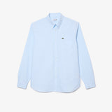 Lacoste Long Sleeve Button Down Oxford Blue