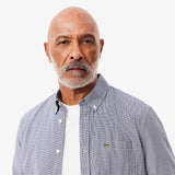 Lacoste Gingham Shirt Navy