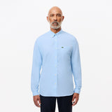 Lacoste Gingham Shirt Light Blue