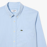 Lacoste Gingham Shirt Light Blue