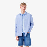 Lacoste Check Shirt White/Blue