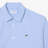 Lacoste Check Shirt White/Blue