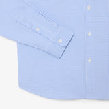 Lacoste Check Shirt White/Blue