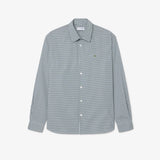 Lacoste Check Shirt Green
