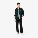 Lacoste Check Shirt White/Green