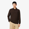 Lacoste Long Sleeve Merino Polo Brown
