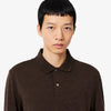 Lacoste Long Sleeve Merino Polo Brown
