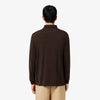 Lacoste Long Sleeve Merino Polo Brown