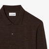 Lacoste Long Sleeve Merino Polo Brown