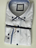 Marnelli Double Collar Shirt White