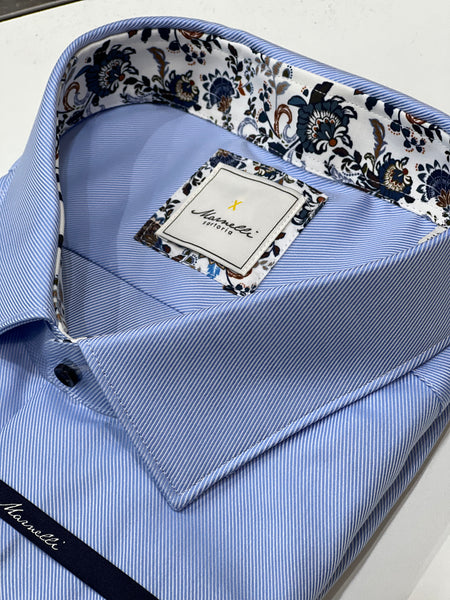 Marnelli Rib Shirt Blue