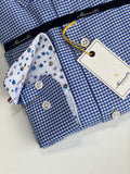 Marnelli Gingham Shirt Dark Blue
