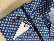 Load image into Gallery viewer, Joe A01/045            Print Dk blue
