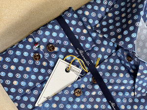 Joe A01/045            Print Dk blue