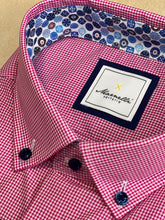 Load image into Gallery viewer, Scott A09/101ss             Gingham Bright Red

