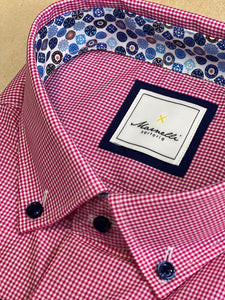 Scott A09/101ss             Gingham Bright Red