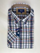 Load image into Gallery viewer, 14612SS/               Check 28 Navy
