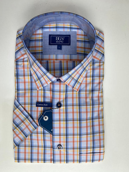 DG's Drifter Check Shirt Orange