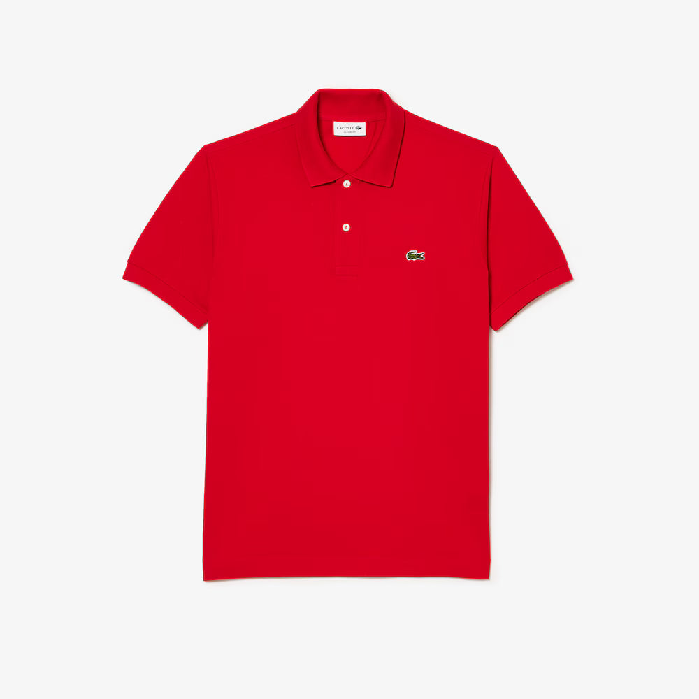 Lacoste Mesh Polo Bordeaux Red