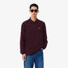 Lacoste Long Sleeve Polo Burgundy