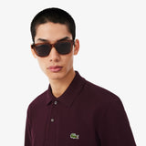 Lacoste Long Sleeve Polo Burgundy