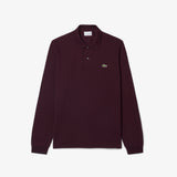 Lacoste Long Sleeve Polo Burgundy