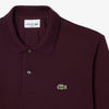 Lacoste Long Sleeve Polo Burgundy