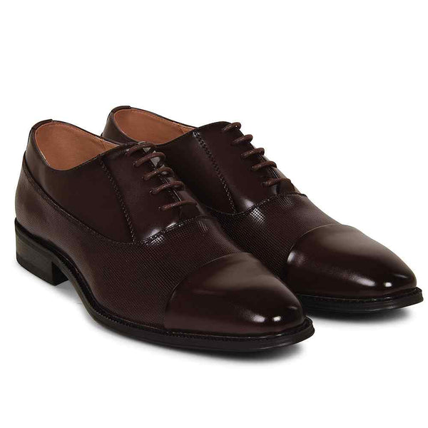 Goor Oxford Toecap Shoe Brown
