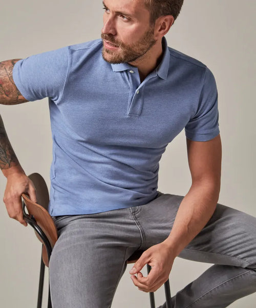 Profuomo Polo Sky Blue