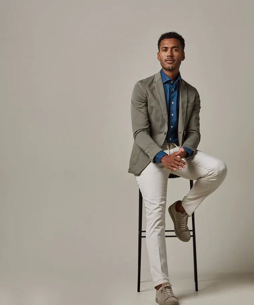 Profuomo Casual Blazer Kakhi Green