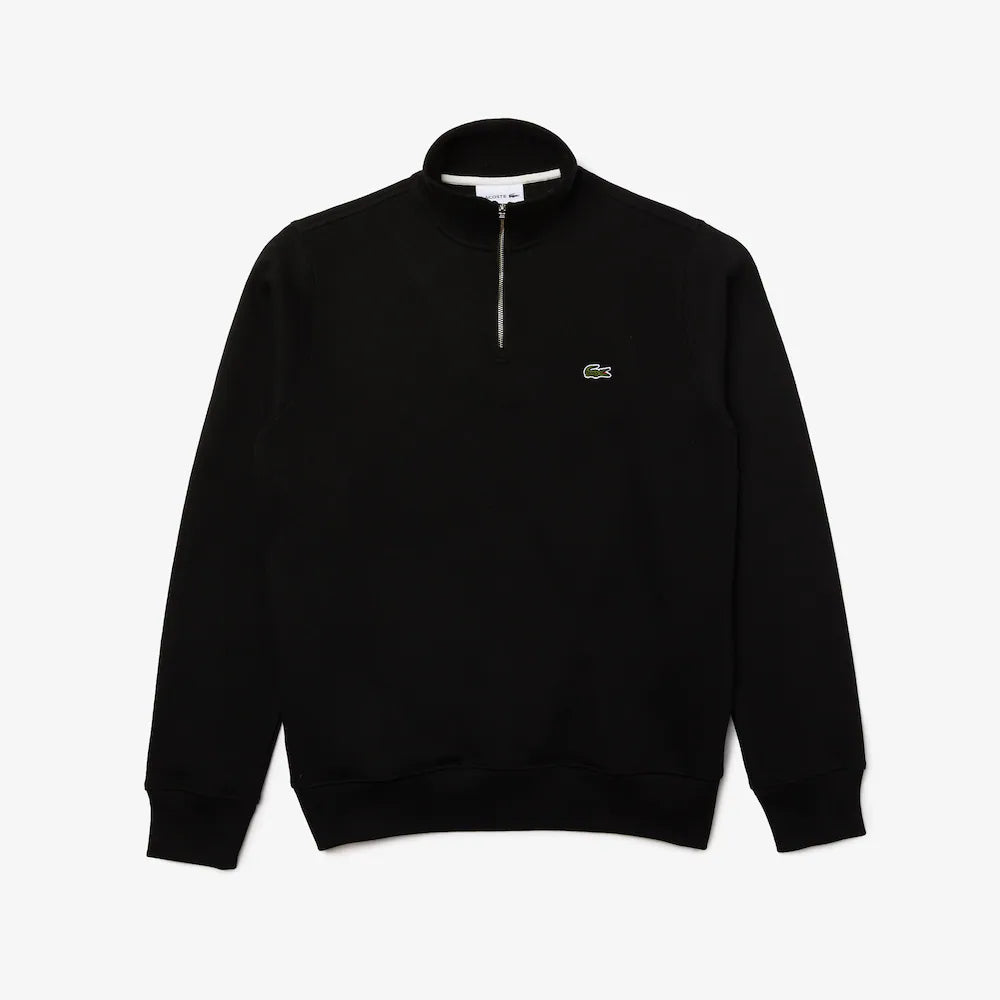Lacoste Knit Half Zip Black