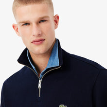 Load image into Gallery viewer, Lacoste Knit Half Zip Navy
