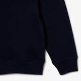 Lacoste Heavy Knit Half Zip Navy