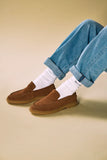 Gant Boery Suede Loafer Chestnut