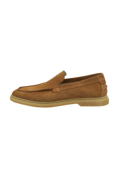 Gant Boery Suede Loafer Chestnut