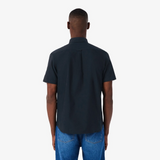 Lacoste Short Sleeve Oxford Navy