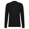 Marco Manzini Half Turtle Sweater Black