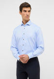 Eterna Modern Fit Oxford Shirt Blue