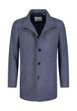 Roy Robson Wool Overcoat Hamptons Blue