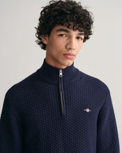Load image into Gallery viewer, GANT Triangle Texture Half-Zip Sweater Style Code. 8030085
