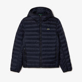 Lacoste Hooded Puffer Jacket Navy