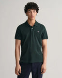 Gant Shield Polo Tartan Green