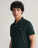 Gant Shield Polo Tartan Green