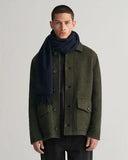 Gant Wool Scarf Evening Blue