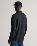 Gant Long Sleeve Shield Polo Black