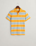 Gant Stripe Polo Medal Yellow