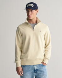 Gant Shield Half Zip Silky Beige