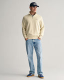 Gant Shield Half Zip Silky Beige