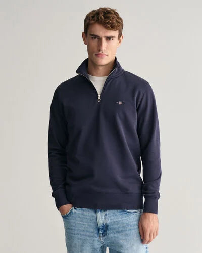Gant Shield Half Zip Evening Blue